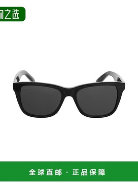欧洲直邮BALENCIAGA (2025) Soho Square Affor 男士黑色太阳镜