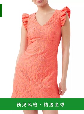 【美国直邮】Trina Turk|Davina 图案飘袖迷你连衣裙