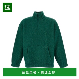 香港直邮LACOSTE 男士针织衫 SH5463132 AW2025 绿色 半拉链卫衣