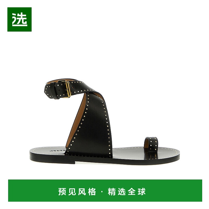香港直邮Isabel Marant 铆钉平底凉鞋 23PSD0007FAA1B13S