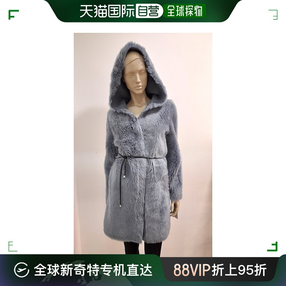 香港直邮Yves Salomon徽标大衣 22WMM60890MRNXCOAT90CMA7001