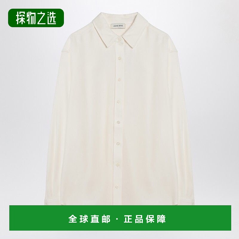 1h可退 香港直邮ANINE BING 女士 BRAXTON 米白色衬衫 A0710840VI