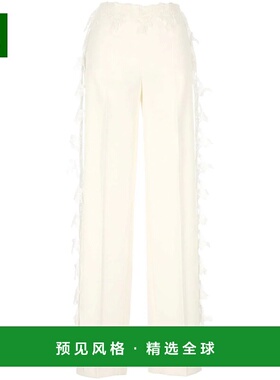 香港直邮BLUMARINE 女士休闲裤 A522P196AN0108 AW2025 白色