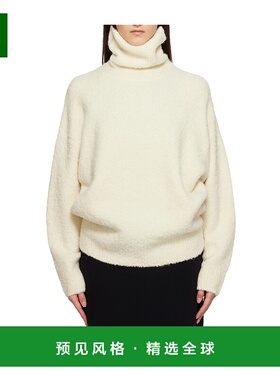 1h可退 香港直邮Toteme 粗花呢高领毛衣 254WRT0583YA0216针织