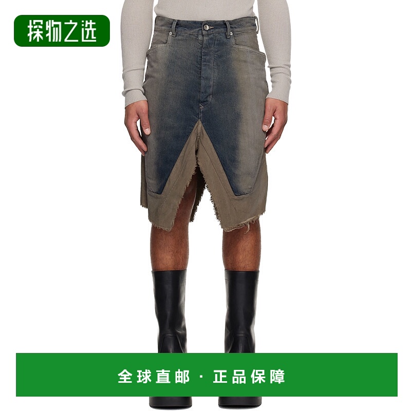 香港直邮rick owens 瑞克·欧文斯 男士 灰色 Concordians Sliver