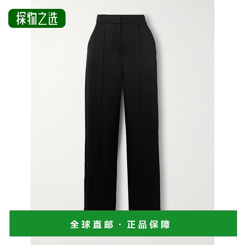 Simkhai 女士 Kyra 缎面阔腿裤 SI4031QBLACK