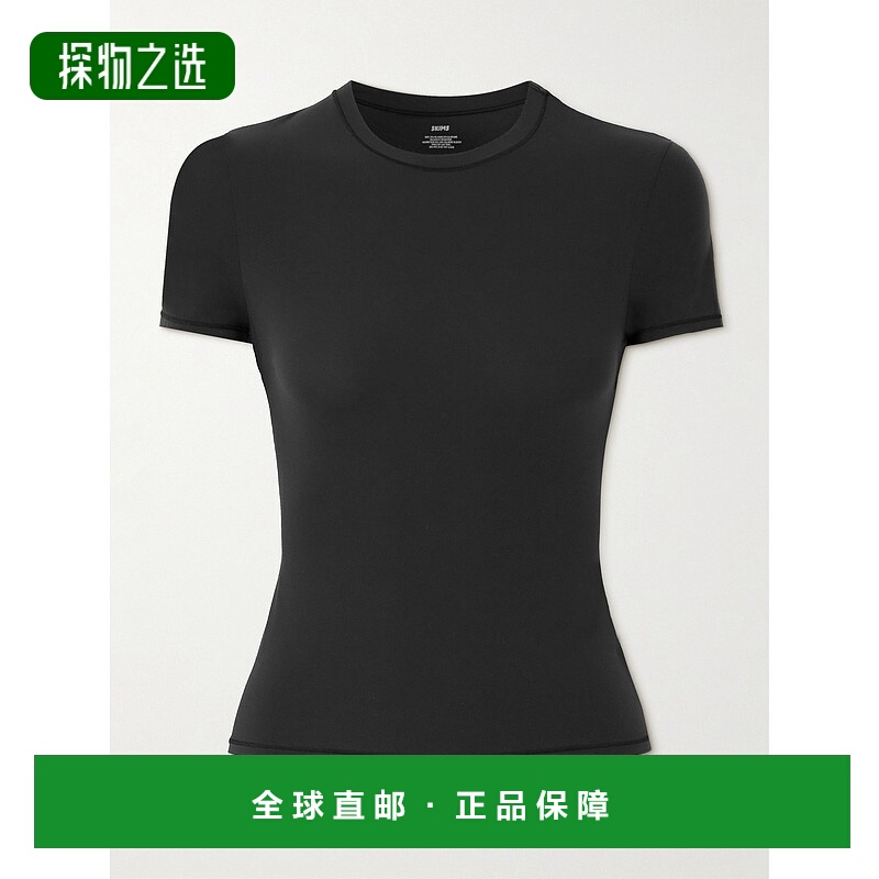 1h可退 香港直邮SKIMS 女士 Fits Everybody - Onyx T恤 APTSH064
