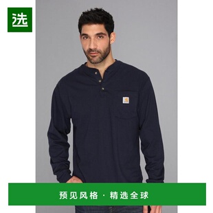 1h可退 【美国直邮】Carhartt|Workwear Pocket L/S 亨利衫长袖