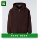 羊毛连帽衫 1h可退 brown棕色 pile 宽松款 香港直邮AURALEE 男士