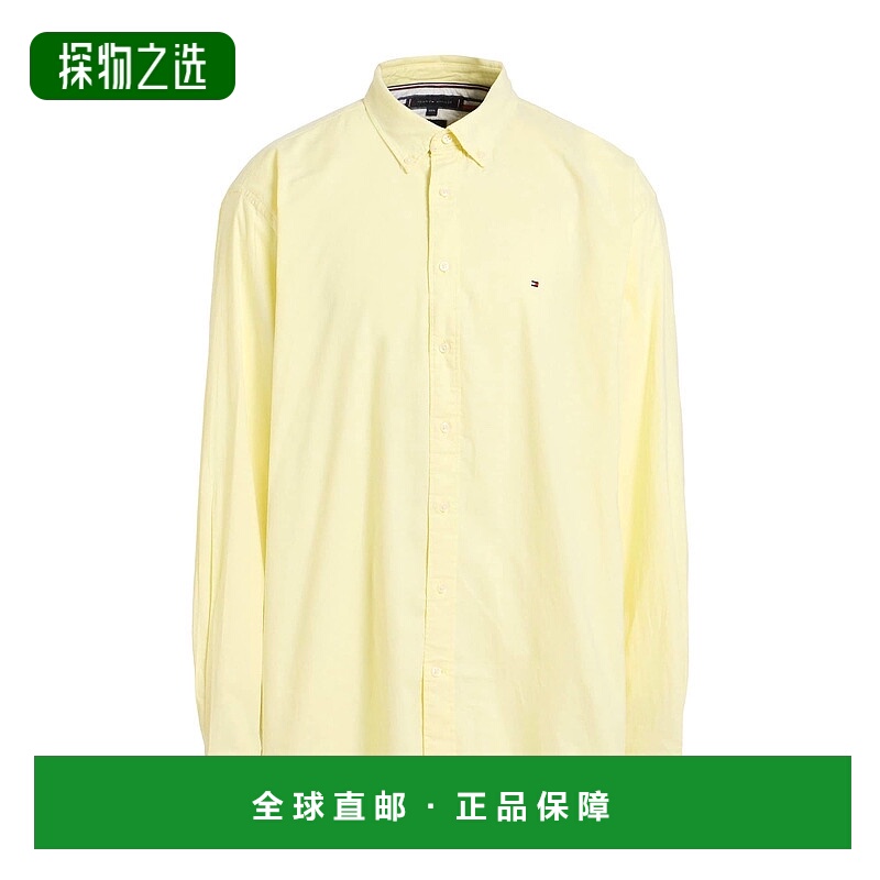 香港直邮Tommy Hilfiger 汤米·希尔费格 男士 纯色衬衫