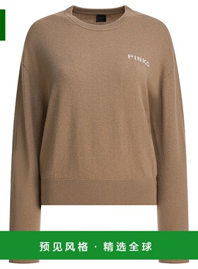 1h可退 香港直邮Pinko 品高 女士 Love birds 水手领毛衣 105561A