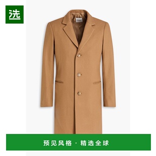 香港直邮Sandro 男士 羊毛混纺大衣 SHPMA00127BEIGE西装