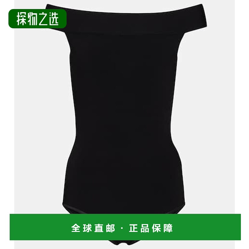 香港直邮Alaïa 女士 露肩连体衣 black黑色 舒适时尚
