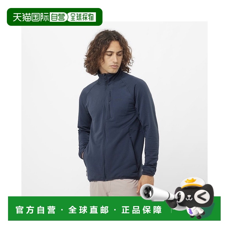 自营欧洲直邮Salomon萨洛蒙 ESSENTIAL LIGHTWARM系列男士深蓝色