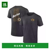 简约时尚 1h可退 舒适透 T恤短袖 圆领上装 美国直邮 Fanatics男士