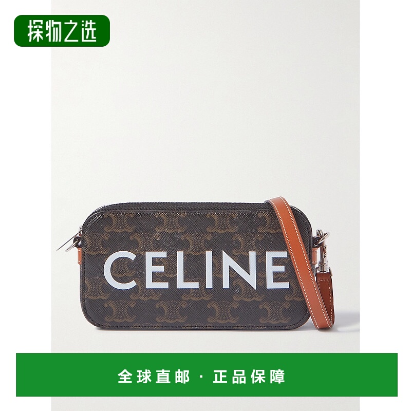 1h可退 香港直邮Celine 思琳 男士 徽标单肩包 10L272DM5