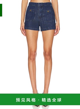 1h可退 香港直邮Frame Denim 女士 宽腿短裤 WS24DST010 舒适时尚