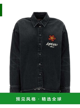 1h可退 香港直邮KENZO 女士衬衫 FF62DC2506C8BS SS2026 黑色