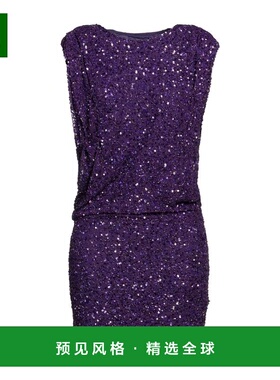 1h可退 香港直邮retrofete 女士 高雅连衣裙 purple紫色 舒适时尚