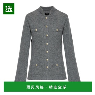 香港直邮ZADIG & VOLTAIRE 女士针织衫 KWCA01634ANTHRACITE羊绒