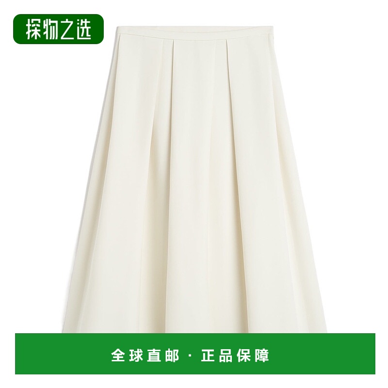 香港直邮Toteme 褶皱半身裙 251WRB0273FB0324长裙a字裙中长裙