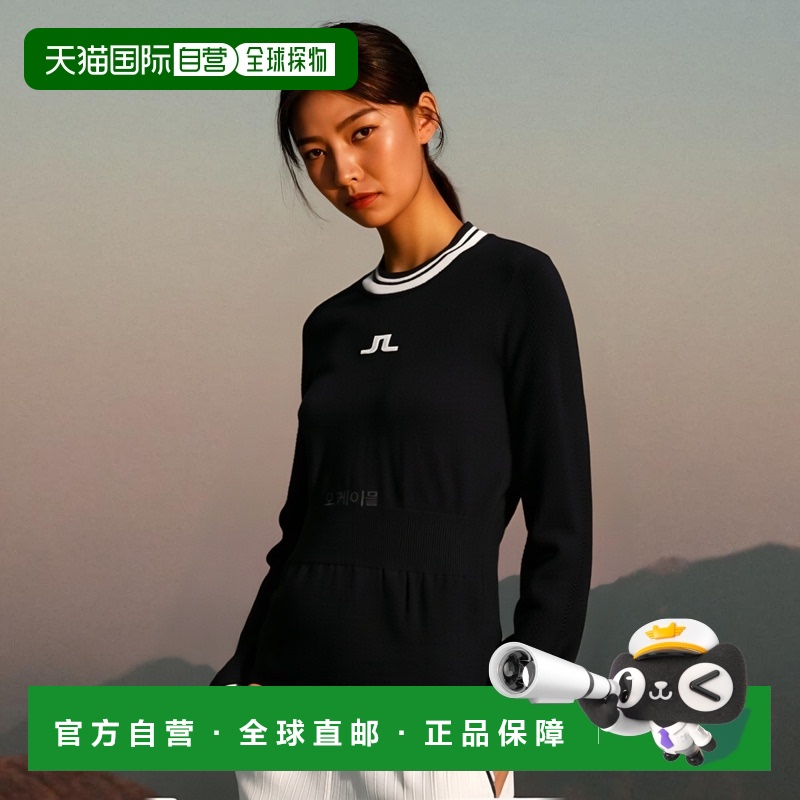 韩国直邮J.LINDEBERG Bree 针织毛衣 长袖纯羊毛