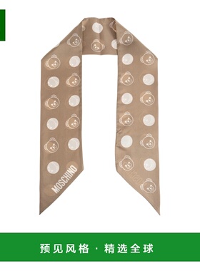 香港直邮MOSCHINO 男士围巾 E3242M5891001 SS2026 花色 徽标图案