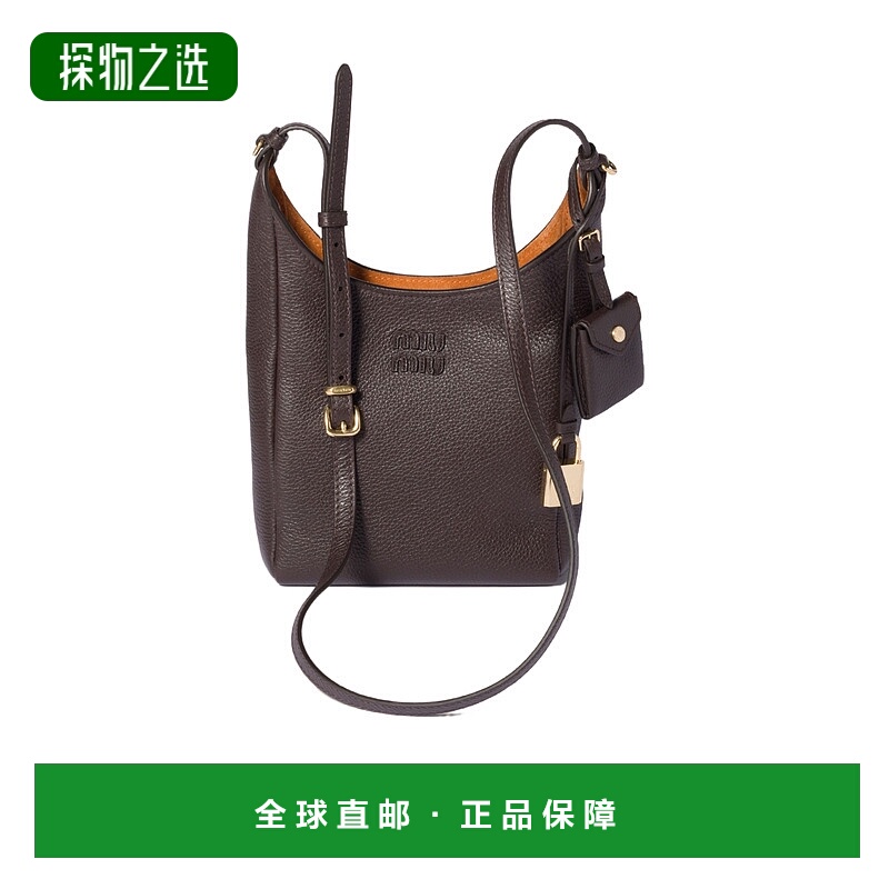 香港直邮Miu Miu 徽标单肩包 5BE0992IFLVOOO