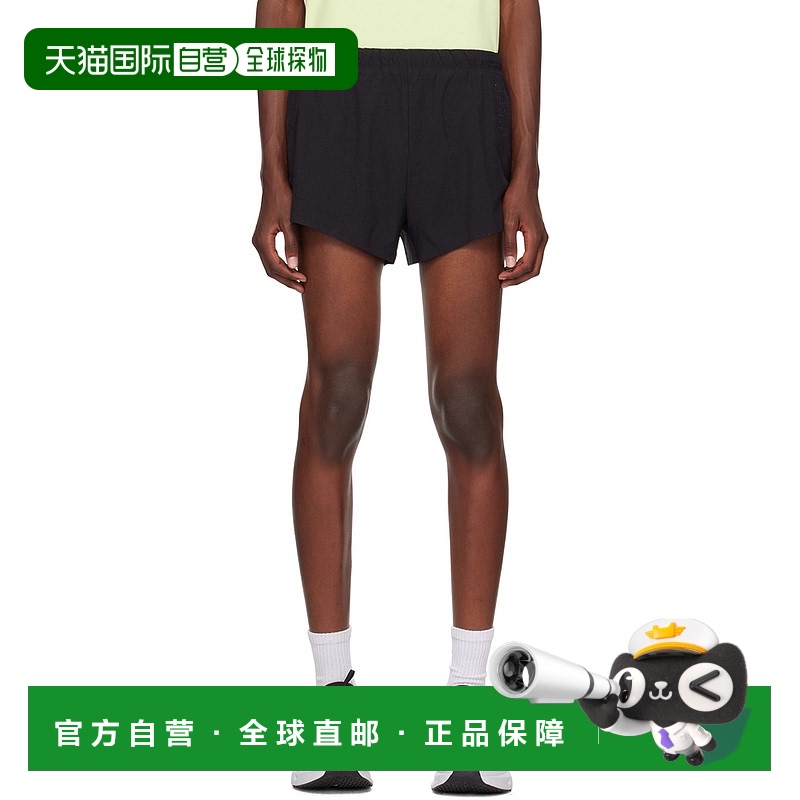 1h可退 香港直邮On 男士 黑色 Race 短裤 1ME10020553 black黑色