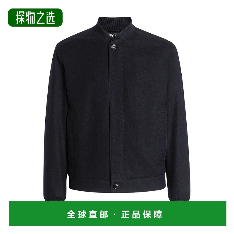 香港直邮Zegna Oasi Cashmere Elements 羊绒飞行员休闲夹克 UCT4