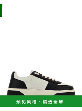 1h可退 香港直邮Represent 男士 Two-tone Initial 皮质绒面革运