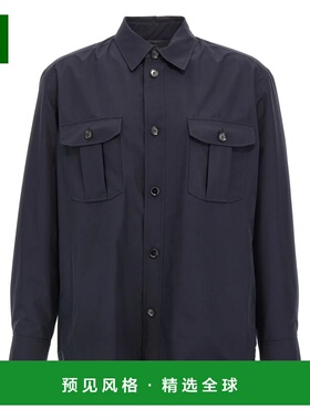 香港直邮BRIONI 男士夹克 SLTA0LO24014000 SS2025 蓝色