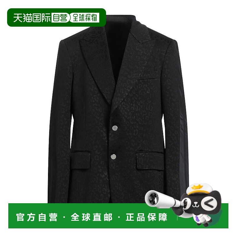 1h可退 香港直邮Palm Angels 棕榈天使 男士 西装外套 black黑色