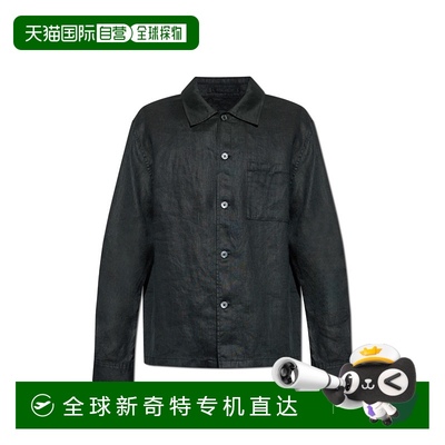 1h可退 欧洲直邮theory 男士 衬衫新款亚麻