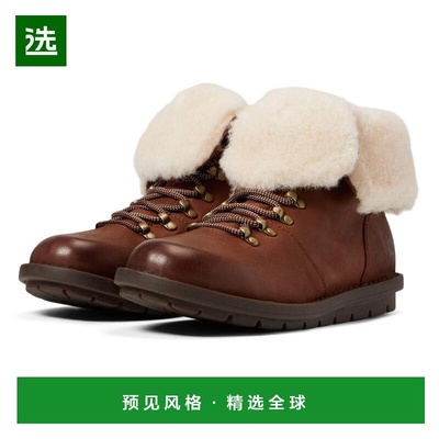 【美国直邮】Born Blaine Shearling 女士时装靴 防水真皮 舒适百