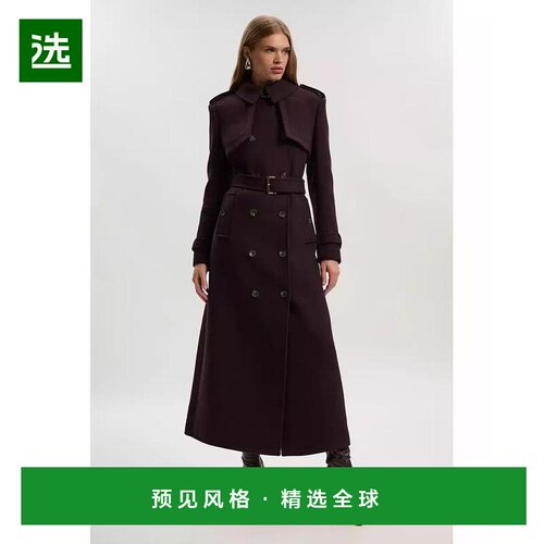【美国直邮】karen millen/凯伦·米莲 女士 风衣大衣