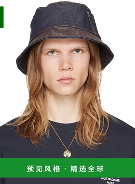 1h可退 香港直邮A.P.C. 男士 海军蓝 Thais 渔夫帽 COCSXM24125