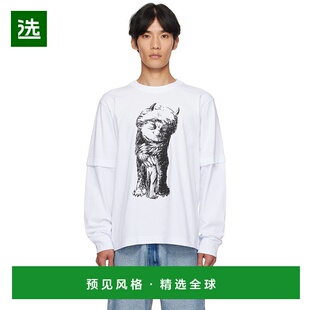 1h可退 香港直邮Sacai 男士 白色 Where The Wild Things Are 系