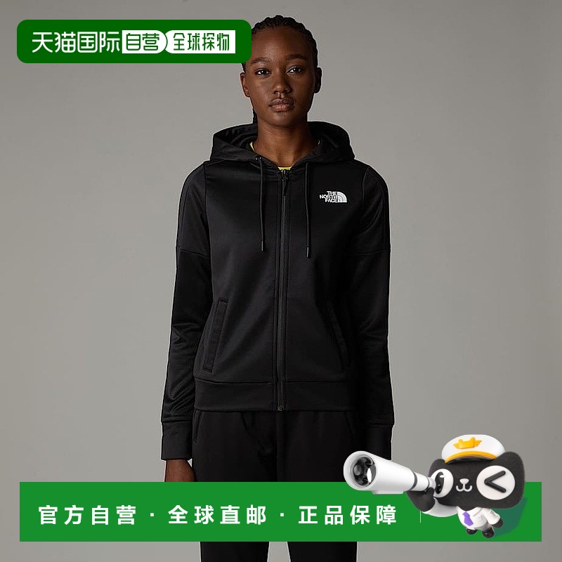 自营欧洲直邮北面Reaxion 女士拉链连帽衫TheNorthFace针织