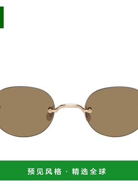 1h可退 香港直邮Thom Browne 汤姆·布朗 男士 金色 Titanium Rim