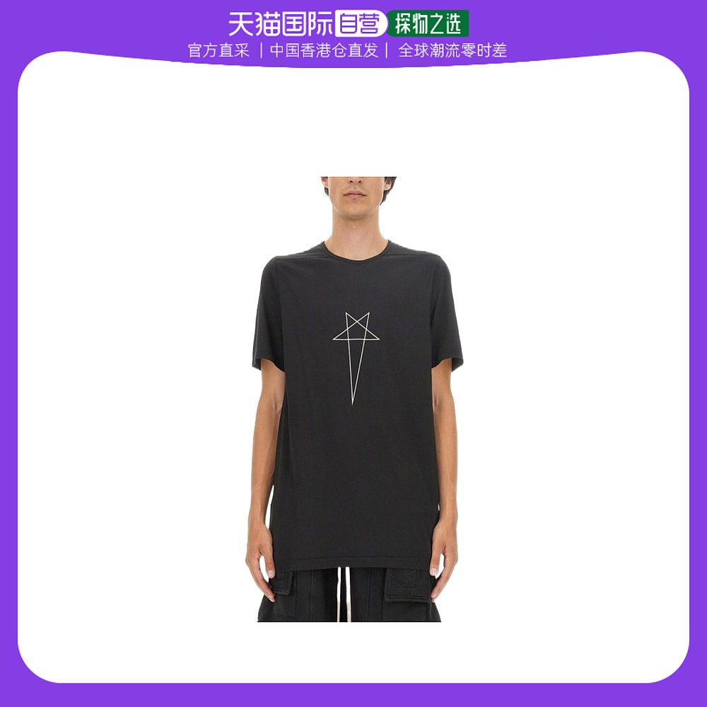 香港直邮Rick Owens Drkshdw圆领短袖T恤 DU02C5250RNEP3