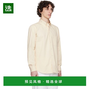 1h可退 香港直邮Thom Browne 汤姆·布朗 男士 米色 Straight Fit