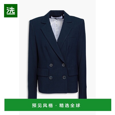 1h可退 香港直邮VERONICA BEARD 女士 Kona 双排扣帆布西装外套 2