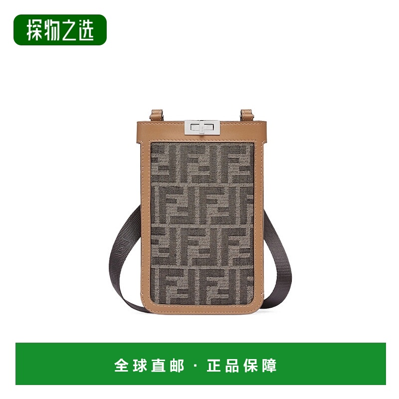 香港直邮Fendi Peekaboo 徽标手机包 7AS156AFBV