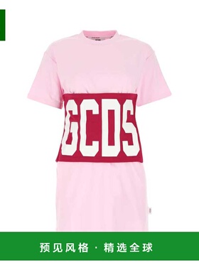 香港直邮GCDS 女士衬衫 CC94W02060256 SS2021 粉红色 Two-tone c