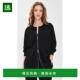 black黑色 1h可退 舒适 Augusta 拉链运动衫 香港直邮VARLEY 女士