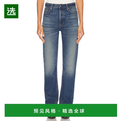 1h可退 香港直邮GRLFRND 女士 步行者中腰修身牛仔裤 GF480786921