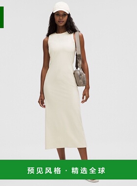 1h可退 欧洲直邮LULULEMON露露乐檬 All Aligned中长罗纹连衣裙