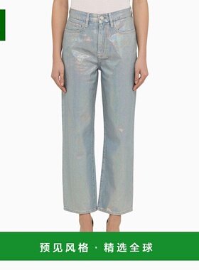 1h可退 香港直邮Frame Denim 女士 LA JANE 短款牛仔裤(HOLOGRAM)