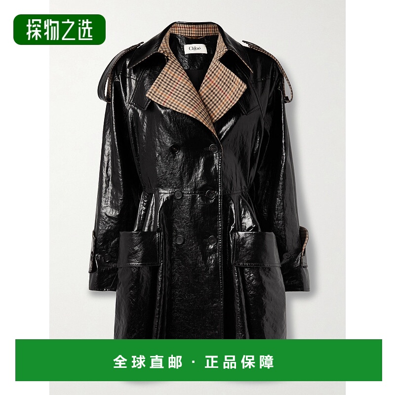 香港直邮Chloe 蔻依 女士 RIDING 双排扣短款大衣 CH25WMA52191